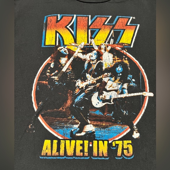 KISS ALIVE! In 75 graphic T-shirt - Picture 6 of 9